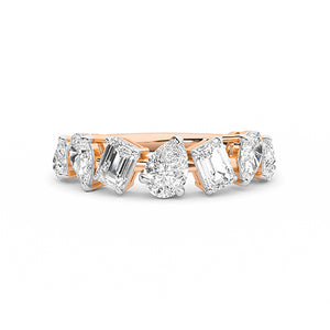 Smaragd LG diamanten ring in Geelgoud - BH Diamond Center Antwerpen