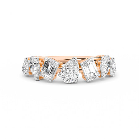Smaragd LG diamanten ring in Geelgoud - BH Diamond Center Antwerpen