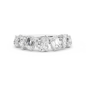 Smaragd LG diamanten ring in Geelgoud - BH Diamond Center Antwerpen
