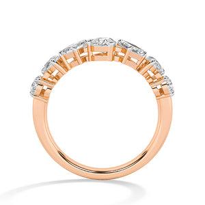 Smaragd LG diamanten ring in Witgoud - BH Diamond Center Antwerpen