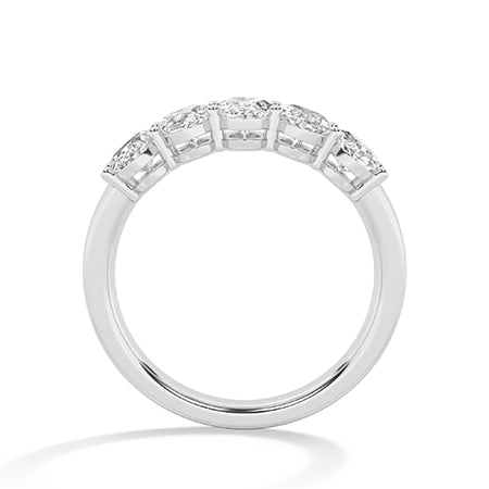 Ovaal LG diamanten ring in Geelgoud - BH Diamond Center Antwerpen