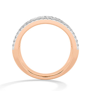 Bague en diamant LG ronde en or jaune - BH Diamond Center Anvers