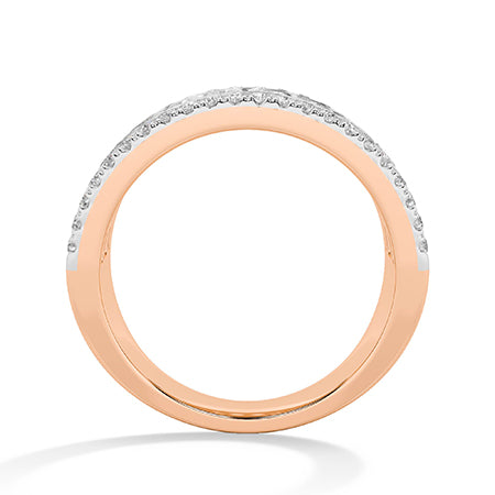 Bague en diamant LG ronde en or jaune - BH Diamond Center Anvers