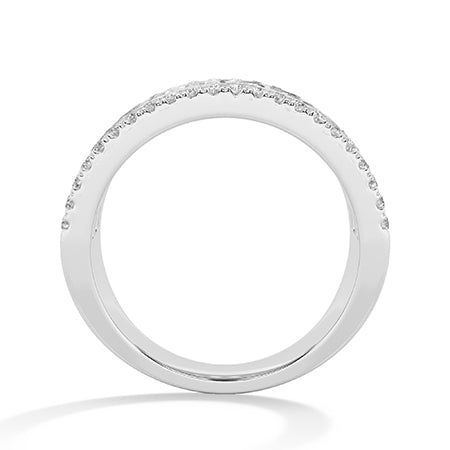 Bague en diamant LG ronde en or blanc - BH Diamond Center Anvers
