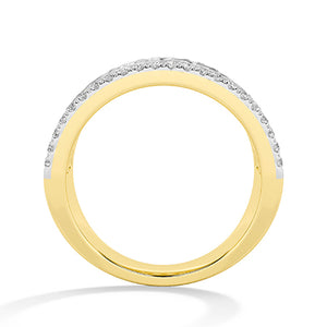 Bague en diamant LG ronde en or blanc - BH Diamond Center Anvers