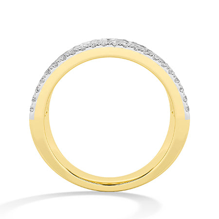 Bague en diamant LG ronde en or blanc - BH Diamond Center Anvers
