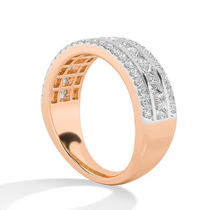 Bague en diamant LG ronde en or blanc - BH Diamond Center Anvers