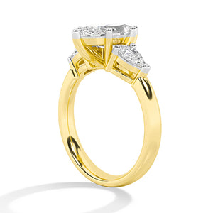 Marquise LG diamanten ring in Roségoud - BH Diamond Center Antwerpen