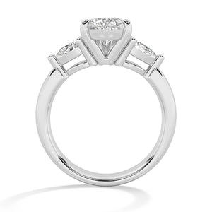 Pear LG Diamond Ring in Yellow Gold - BH Diamond Center Antwerp