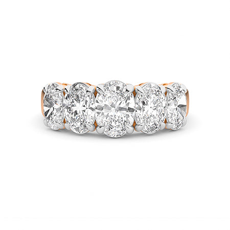 Oval LG Diamond Ring in Rose Gold - BH Diamond Center Antwerp