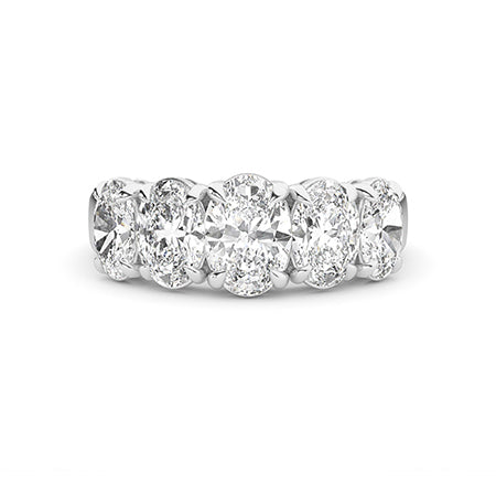 Ovaal LG diamanten ring in Roségoud - BH Diamond Center Antwerpen