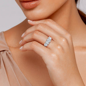 Ovaal LG diamanten ring in Geelgoud - BH Diamond Center Antwerpen