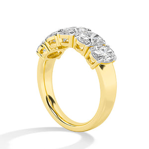 Ovaal LG diamanten ring in Roségoud - BH Diamond Center Antwerpen