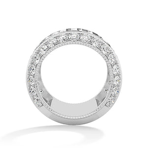 Baguette LG Diamond Ring in White Gold - BH Diamond Center Antwerp