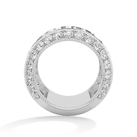 Baguette LG Diamond Ring in White Gold - BH Diamond Center Antwerp