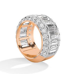 Baguette LG Diamond Ring in White Gold - BH Diamond Center Antwerp