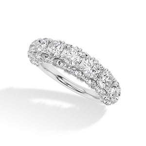 Rond LG diamanten ring in Geelgoud - BH Diamond Center Antwerpen