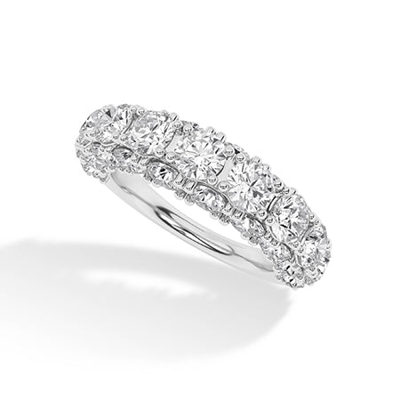 Rond LG diamanten ring in Geelgoud - BH Diamond Center Antwerpen