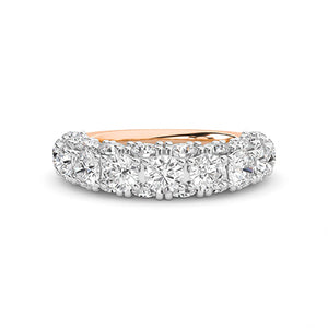 Rond LG diamanten ring in Geelgoud - BH Diamond Center Antwerpen