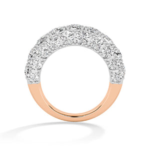 Rond LG diamanten ring in Witgoud - BH Diamond Center Antwerpen