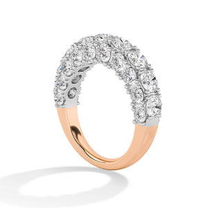 Rond LG diamanten ring in Geelgoud - BH Diamond Center Antwerpen