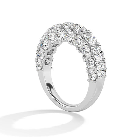 Rond LG diamanten ring in Geelgoud - BH Diamond Center Antwerpen