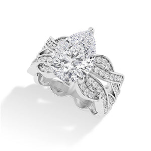 Peer LG diamanten ring in Geelgoud - BH Diamond Center Antwerpen
