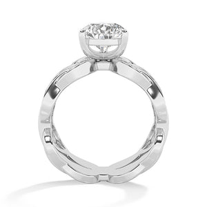 Peer LG diamanten ring in Geelgoud - BH Diamond Center Antwerpen