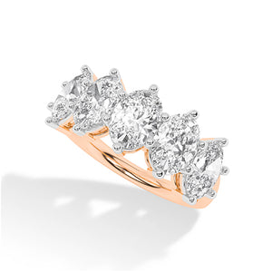 Oval LG Diamond Ring in White Gold - BH Diamond Center Antwerp