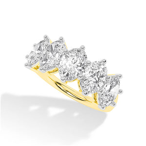 Oval LG Diamond Ring in White Gold - BH Diamond Center Antwerp