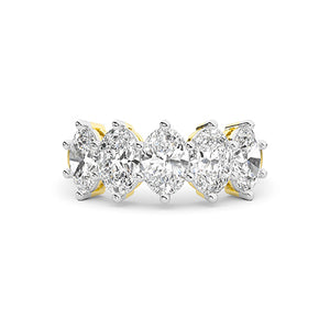 Oval LG Diamond Ring in White Gold - BH Diamond Center Antwerp