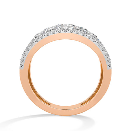 Round LG Diamond Ring in White Gold - BH Diamond Center Antwerp