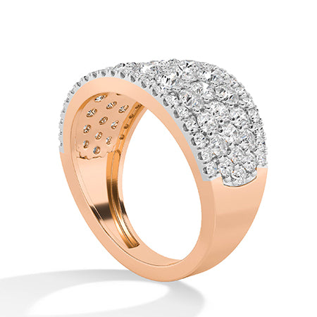 Round LG Diamond Ring in Yellow Gold - BH Diamond Center Antwerp