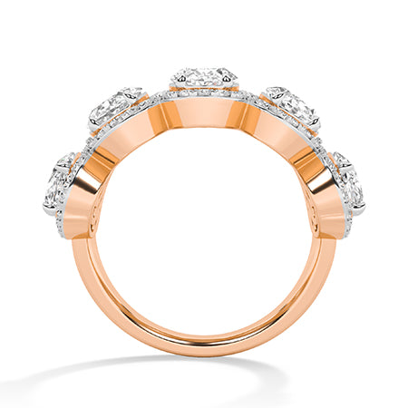 Oval LG Diamond Ring in Yellow Gold - BH Diamond Center Antwerp