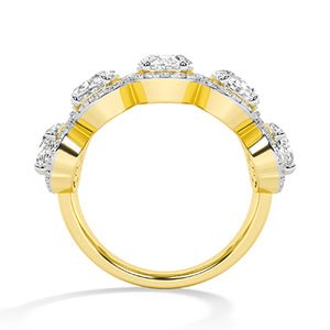 Oval LG Diamond Ring in White Gold - BH Diamond Center Antwerp