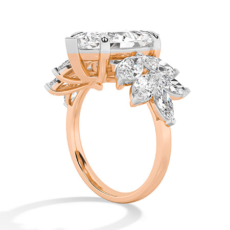 Marquise LG Diamond Ring in White Gold - BH Diamond Center Antwerp