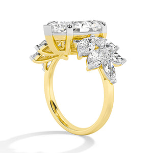 Marquise LG Diamond Ring in White Gold - BH Diamond Center Antwerp
