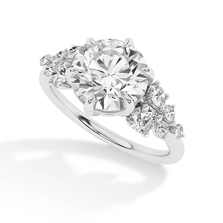 Round LG Diamond Ring in Rose Gold - BH Diamond Center Antwerp