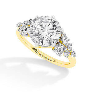 Round LG Diamond Ring in Rose Gold - BH Diamond Center Antwerp