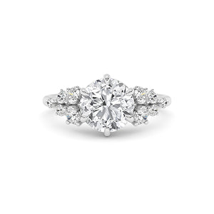 Round LG Diamond Ring in Rose Gold - BH Diamond Center Antwerp