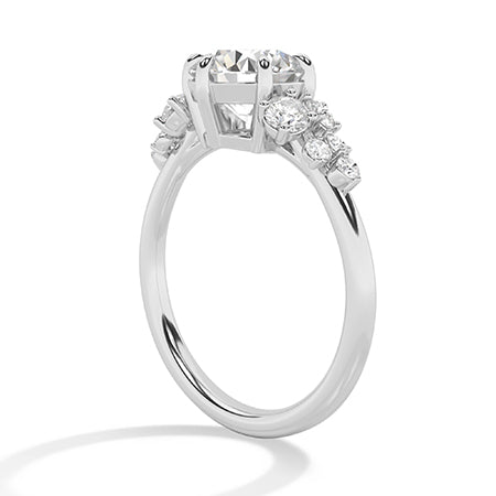 Round LG Diamond Ring in Rose Gold - BH Diamond Center Antwerp