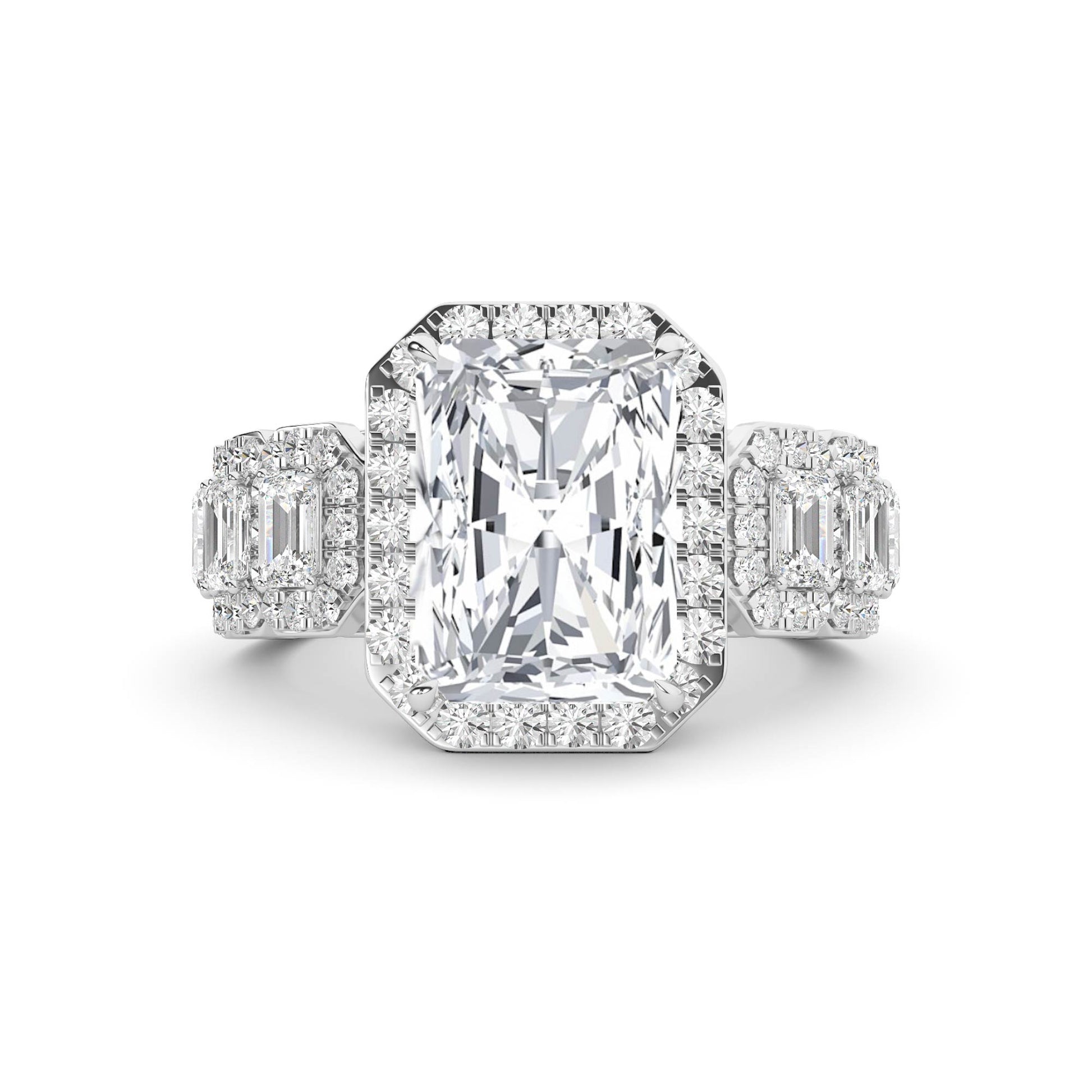 LR66673 lab-grown diamond ring