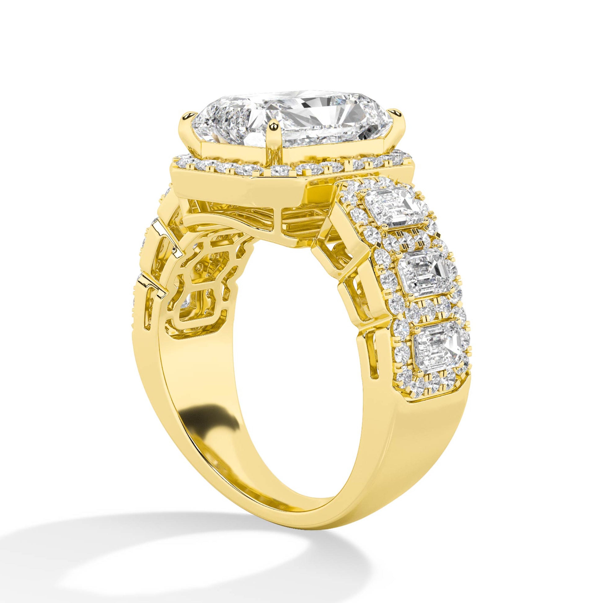 LR66673 lab-grown diamond ring