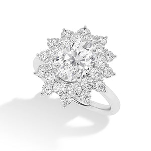 Round LG Diamond Ring in Yellow Gold - BH Diamond Center Antwerp