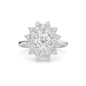 Round LG Diamond Ring in Yellow Gold - BH Diamond Center Antwerp