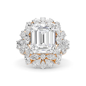 Bague en diamant LG poire en or blanc - BH Diamond Center Anvers