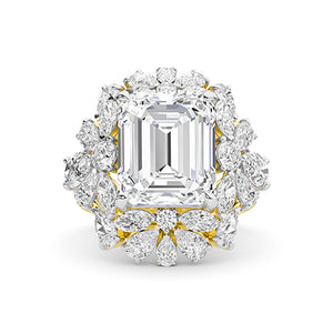 Bague en diamant LG poire en or blanc - BH Diamond Center Anvers