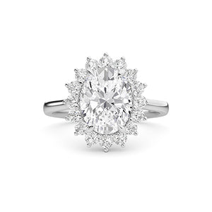 Round LG Diamond Ring in Rose Gold - BH Diamond Center Antwerp