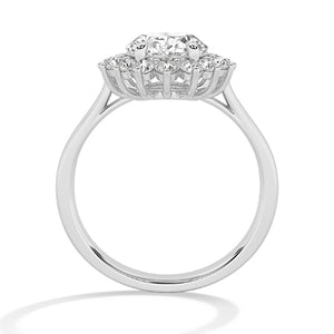 Round LG Diamond Ring in Yellow Gold - BH Diamond Center Antwerp