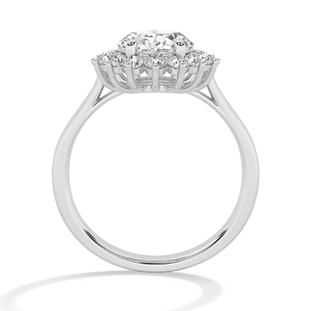 Round LG Diamond Ring in Yellow Gold - BH Diamond Center Antwerp